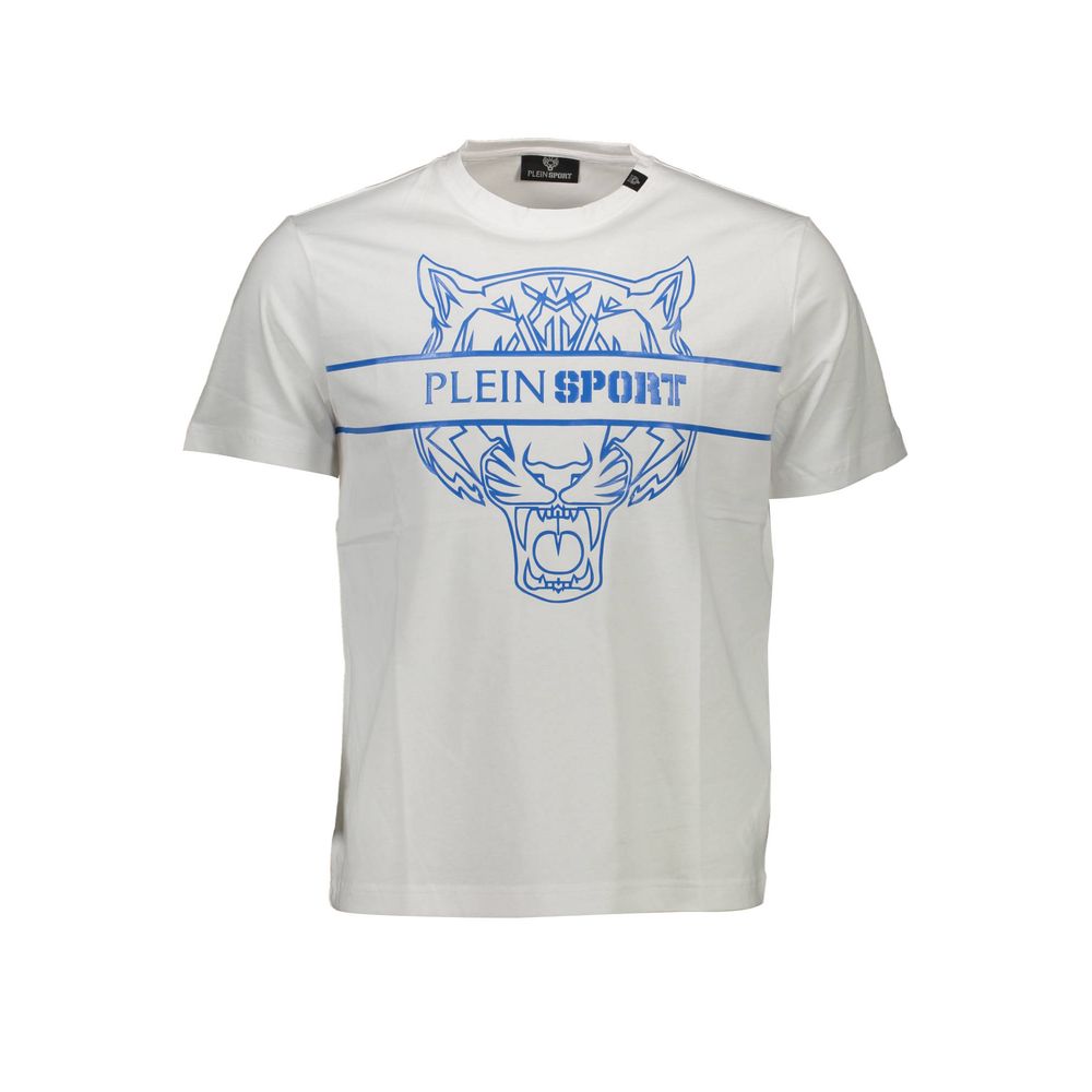 Plein Sport White Cotton Men's T-Shirt