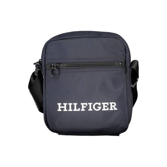 Tommy Hilfiger Blue Polyester Shoulder Bag