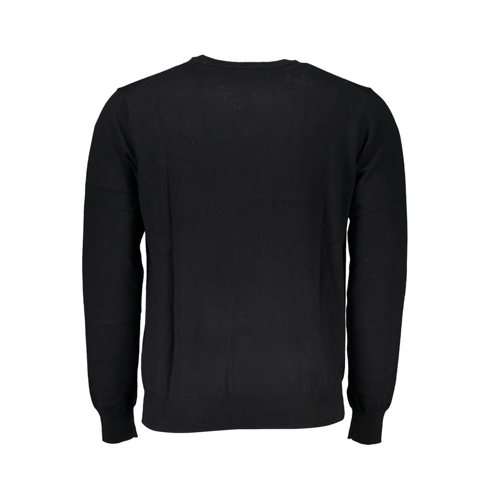 Harmont &amp; Blaine Black Cotton Men Sweater