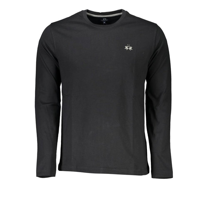La Martina Black Cotton Men&