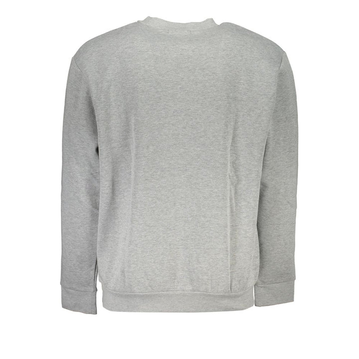Cavalli Class Gray Cotton Men Sweater
