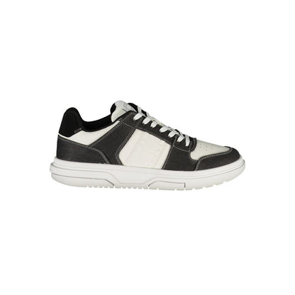 Tommy Hilfiger Black Polyester Athletic Sneakers