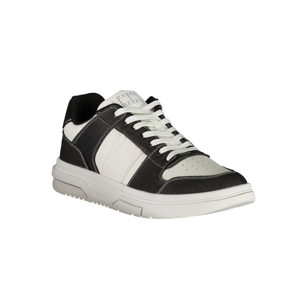 Tommy Hilfiger Black Polyester Athletic Sneakers