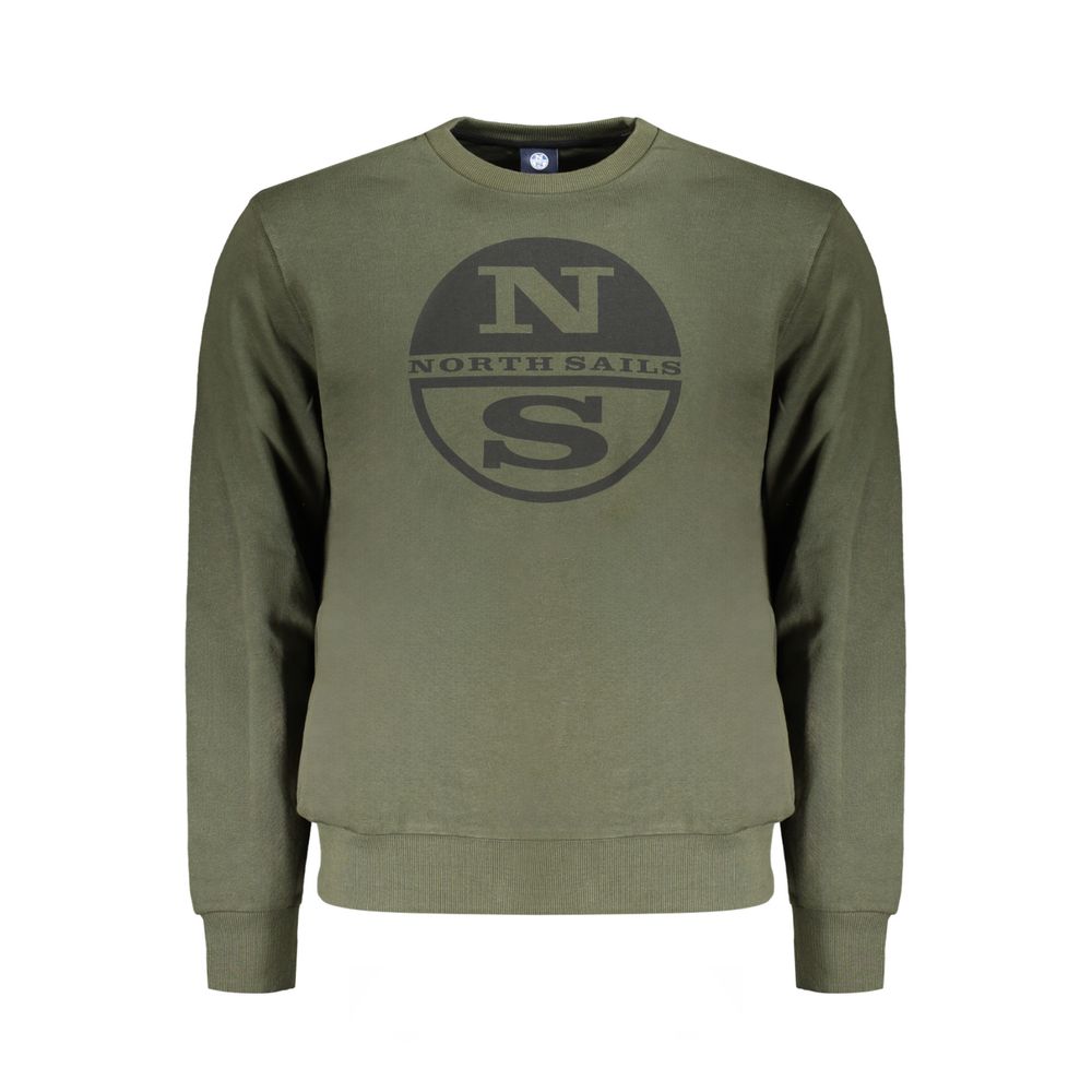 North Sails Verde Cotton Men Sweatshirt