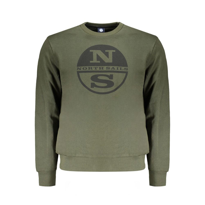 North Sails Verde Cotton Men Sweatshirt