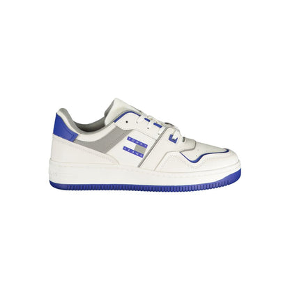 Tommy Hilfiger White Polyester Athletic Sneakers