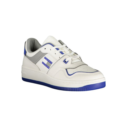 Tommy Hilfiger White Polyester Athletic Sneakers