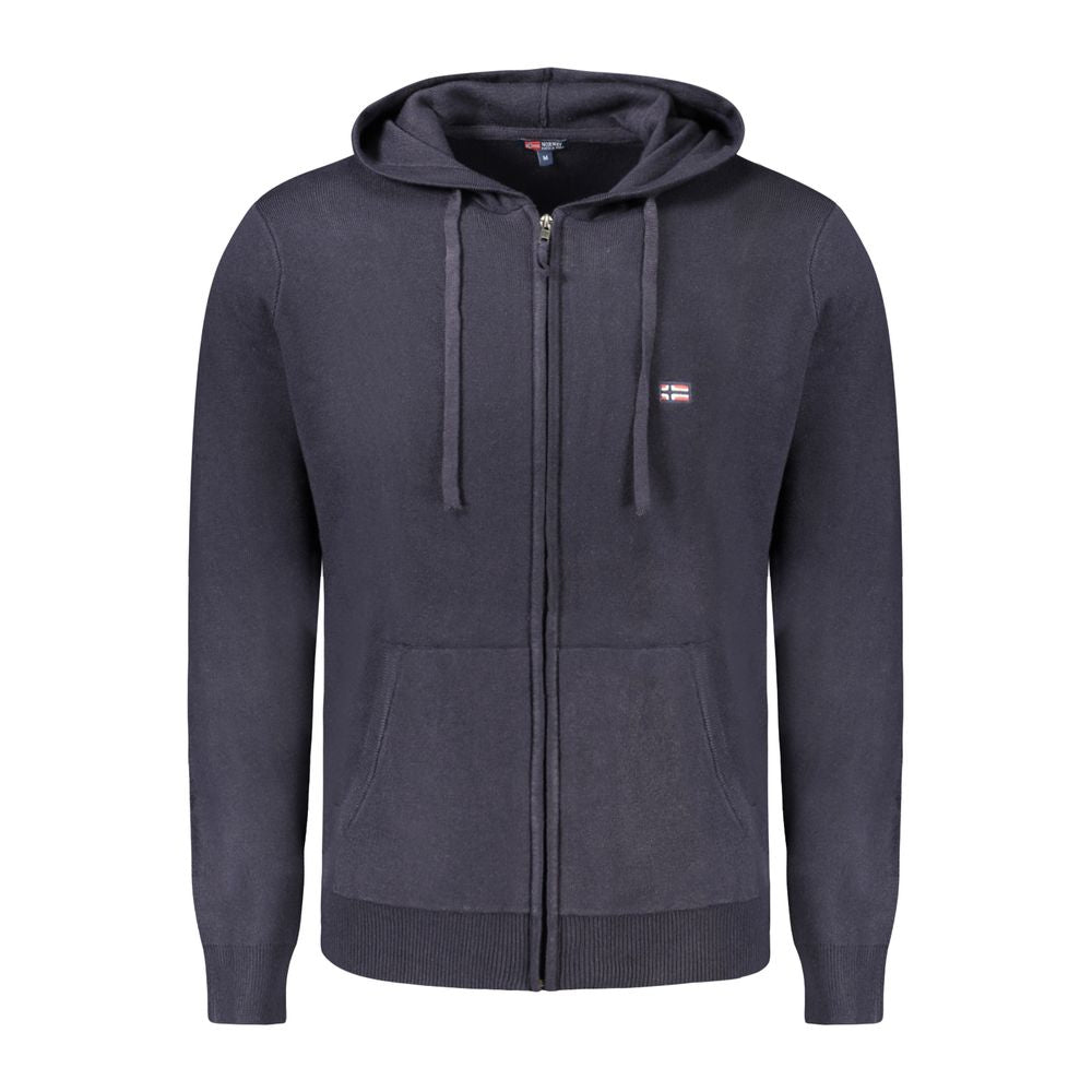 Norway 1963 Blue Polyester Cardigan