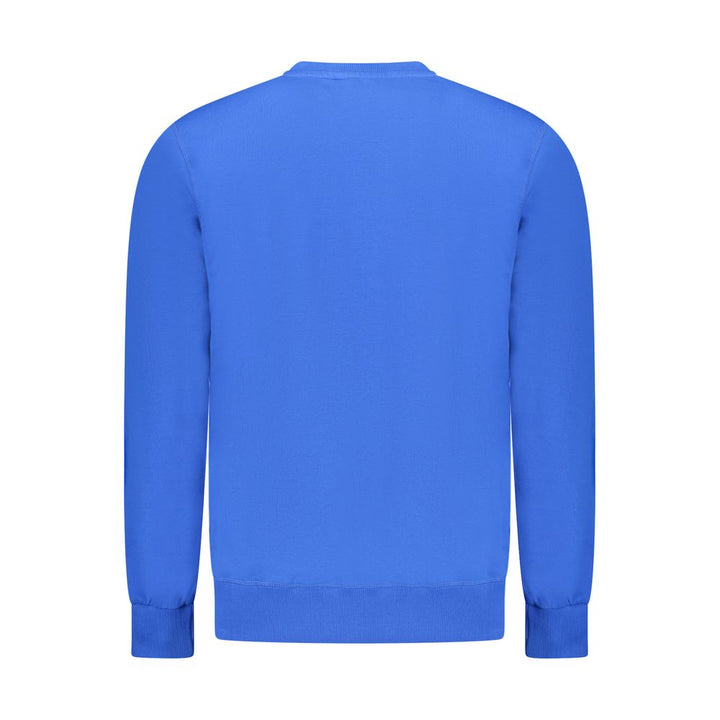North Sails Blue Cotton Men Sweatshirt