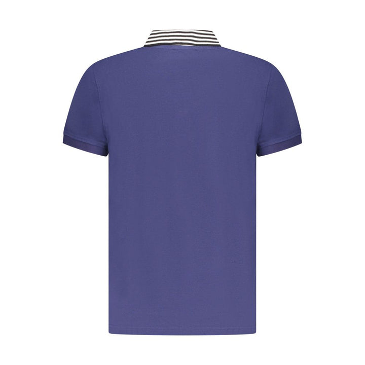Cavalli Class Blu Cotton Men Polo