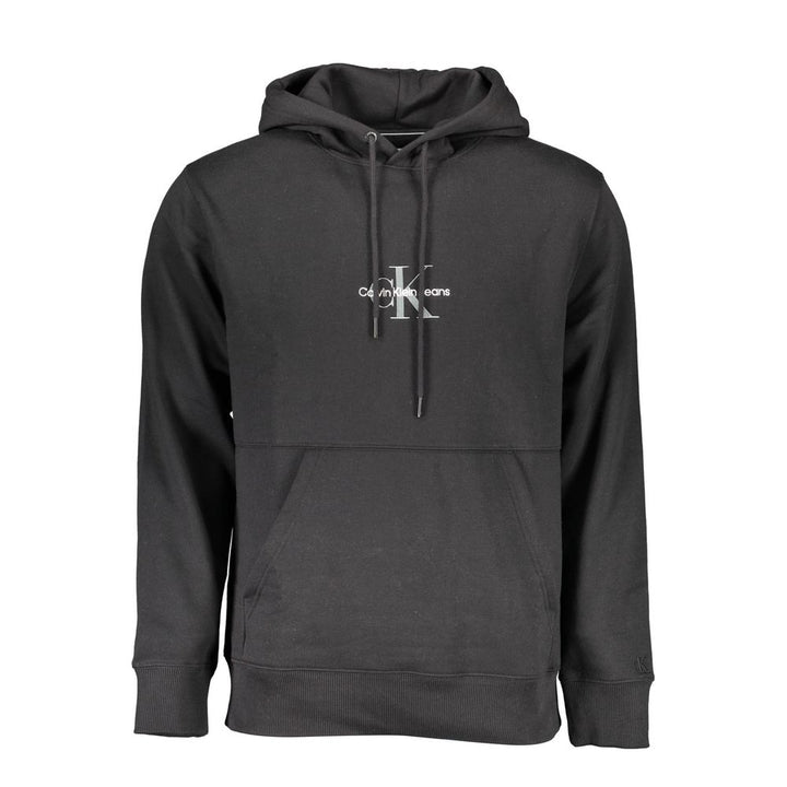 Calvin Klein Black Cotton Men Sweatshirt