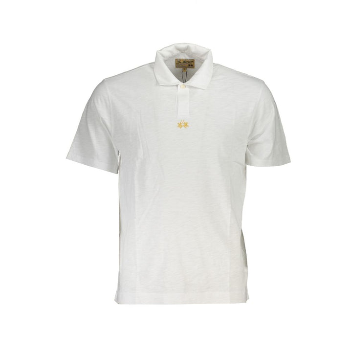 La Martina White Cotton Men&