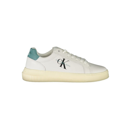 Calvin Klein White Polyester Athletic Sneakers
