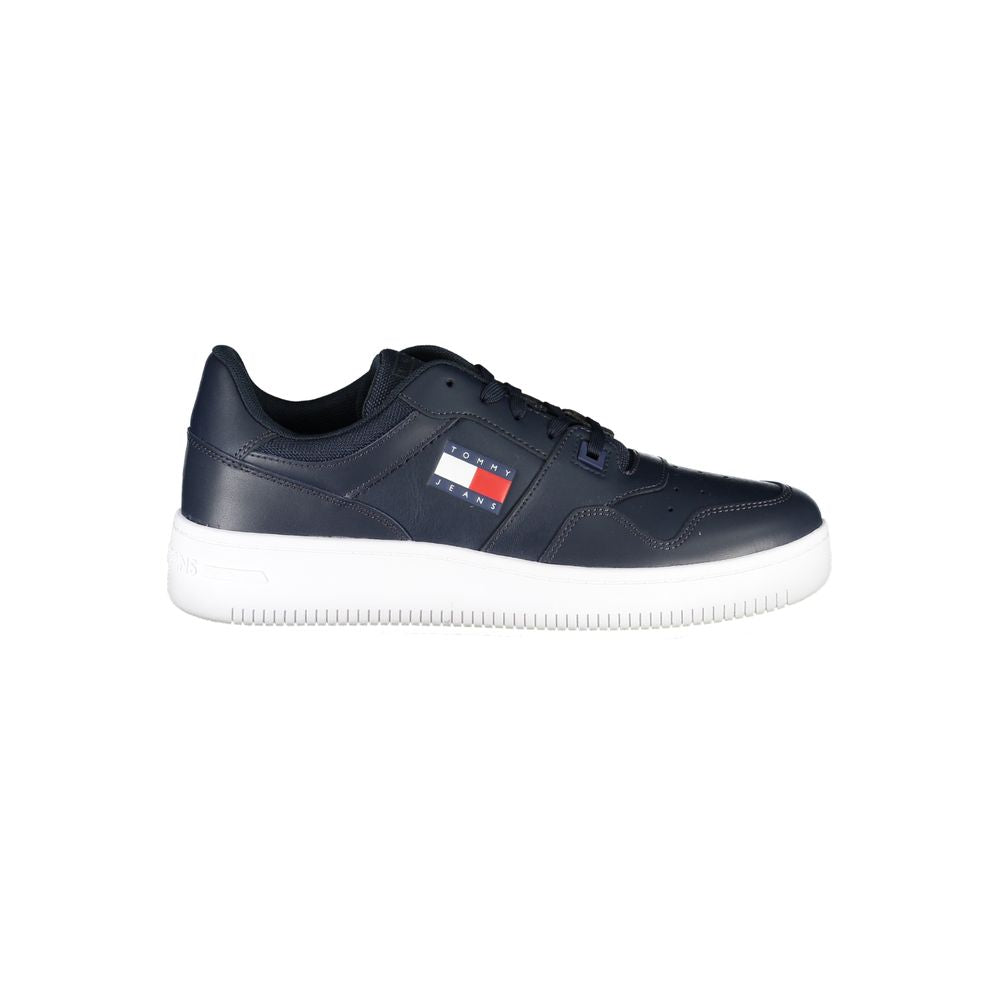 Tommy Hilfiger Blue Polyester Athletic Sneakers
