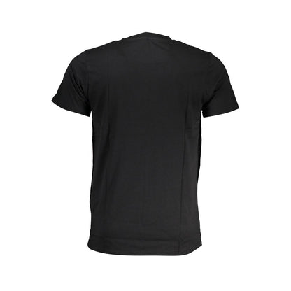 Cavalli Class Nero Cotton Men T-Shirt