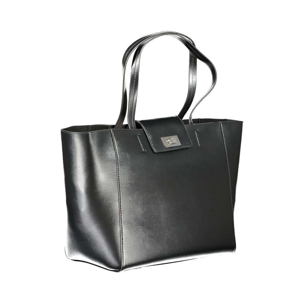 Calvin Klein - Black Recycled Polyester Women Handbag