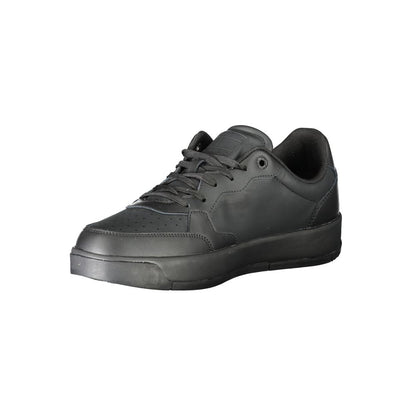 Tommy Hilfiger Black Polyester Athletic Sneakers