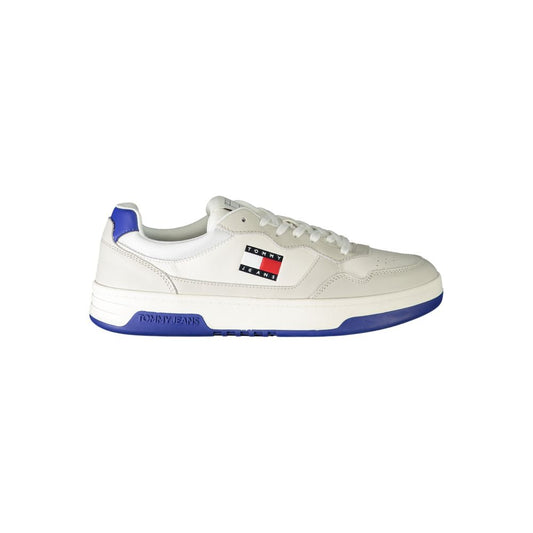 Tommy Hilfiger White Polyester Athletic Sneakers