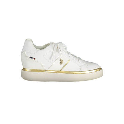 U.S. POLO ASSN. Bianco Poliestere Women Sneaker
