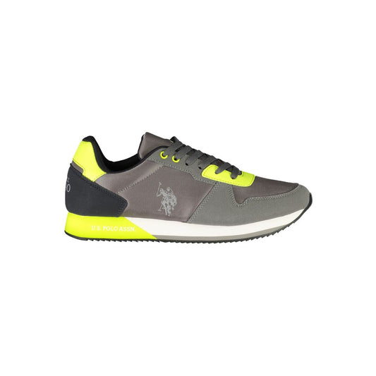 U.S. POLO ASSN. Grigio Polyurethane Men Sneaker
