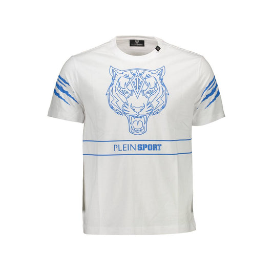 Plein Sport White Cotton Men's T-Shirt
