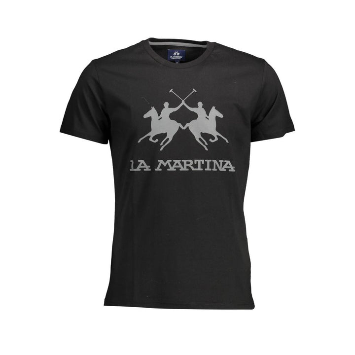 La Martina Black Cotton Men&