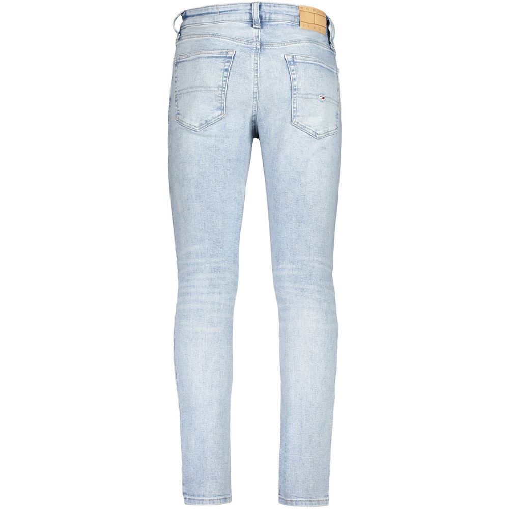 Tommy Hilfiger Blue Cotton Slim Fit Jeans