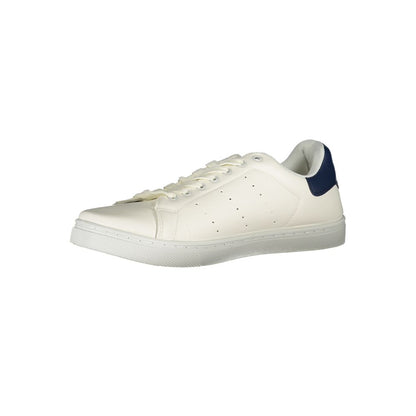 Norway 1963 White Polyester Athletic Sneakers
