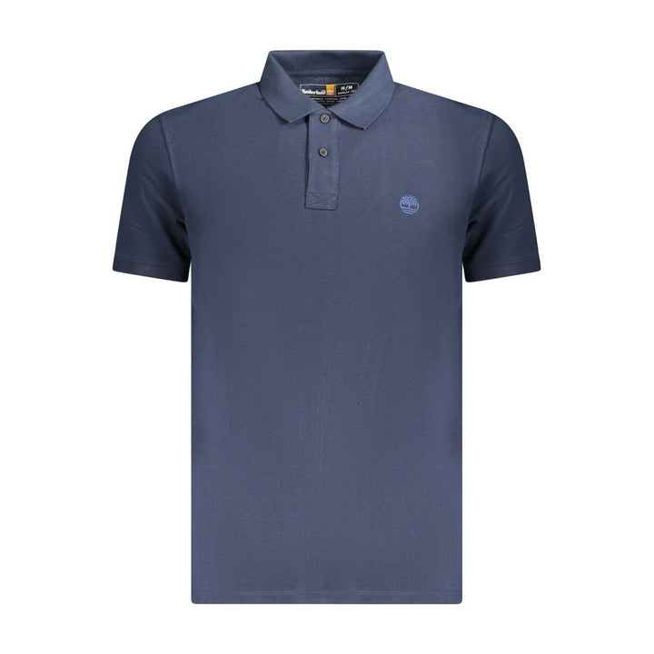 Timberland Blu Cotton Mens Polo