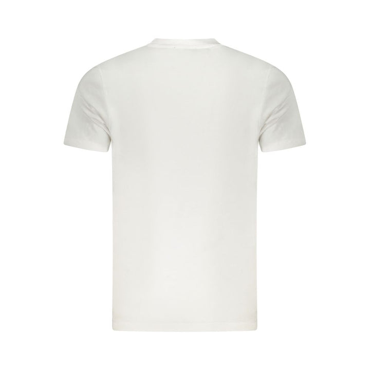 Cavalli Class Bianco Cotton Men T-Shirt