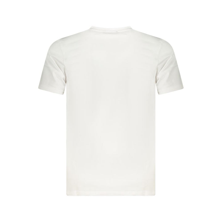 Cavalli Class Bianco Cotton Men T-Shirt