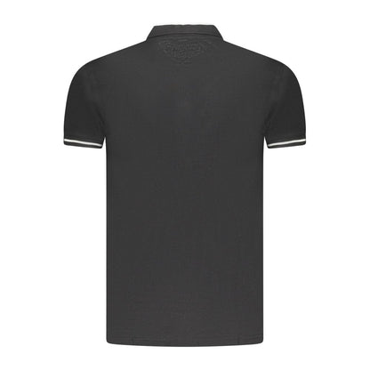 Cavalli Class Black Cotton Men Polo