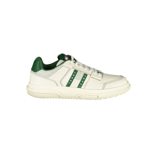Tommy Hilfiger Green Leather Men Sneaker
