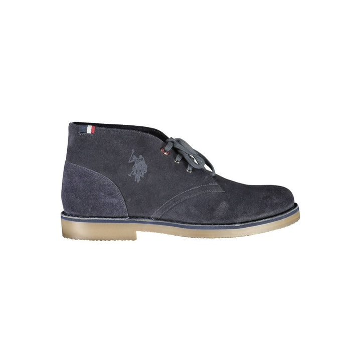 U.S. POLO ASSN. Blue Leather Men&