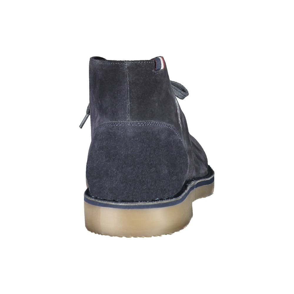 U.S. POLO ASSN. Blue Leather Men&