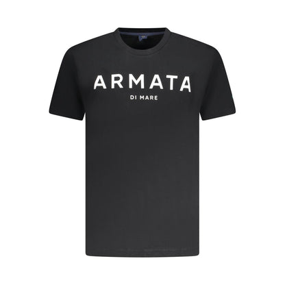 Armata Di Mare Black Cotton Men's T-Shirt