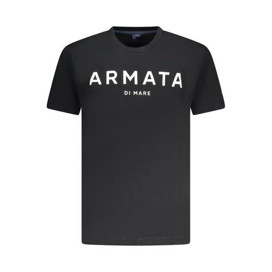 Armata Di Mare Black Cotton Men's T-Shirt