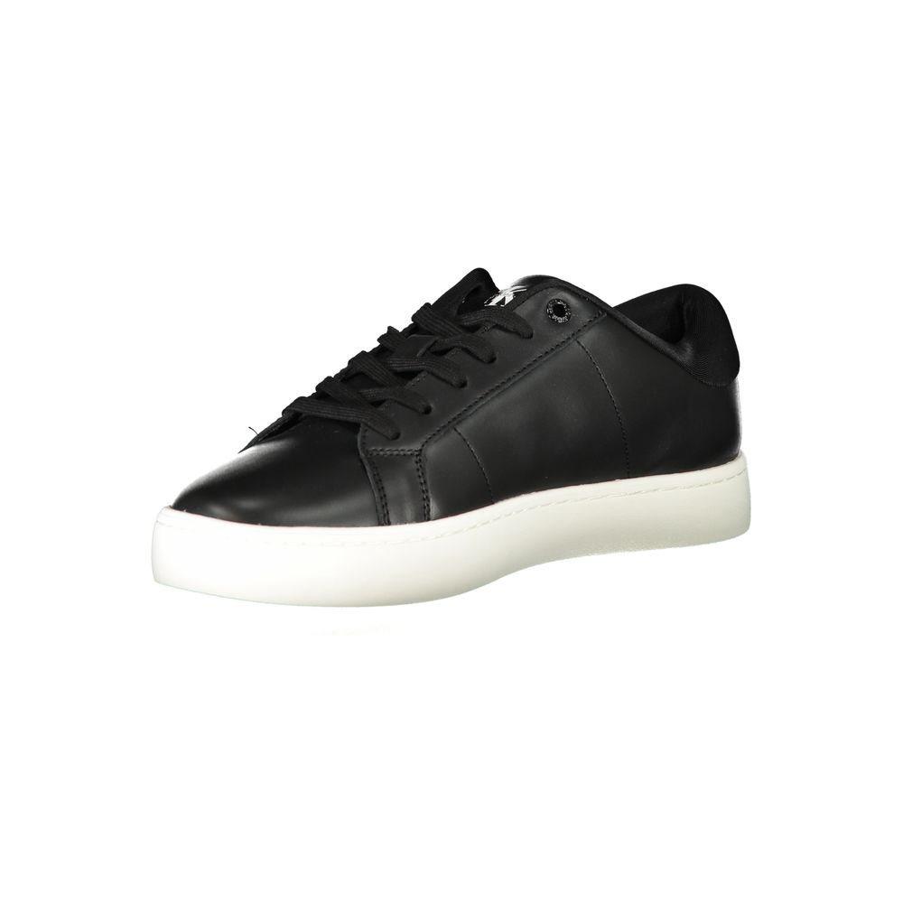 Calvin Klein Black Polyester Low Top Sneakers