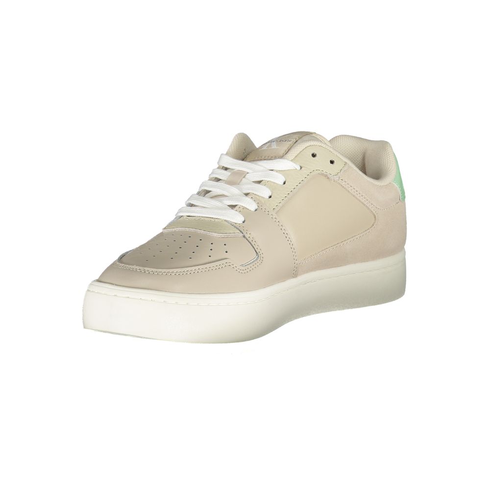 Calvin Klein Beige Polyurethane Women Sneaker