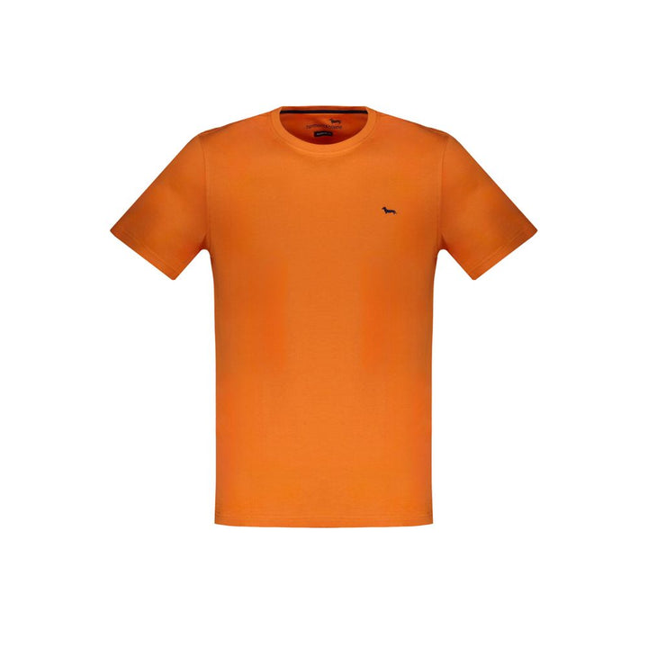 Harmont &amp; Blaine Arancione Cotton Men T-Shirt