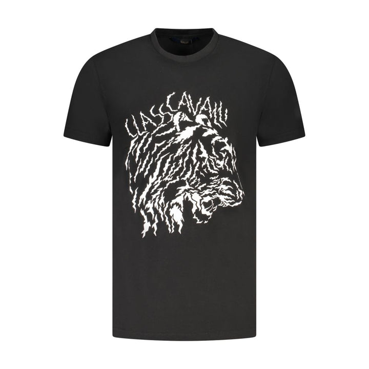 Cavalli Class White Cotton Men T-Shirt
