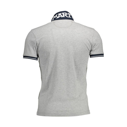 La Martina Grigio Cotton Men Polo