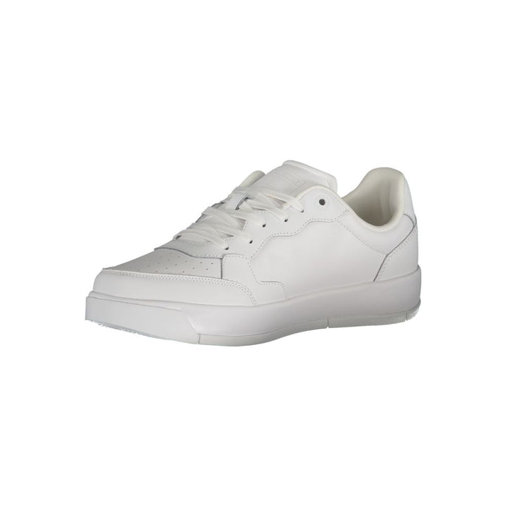 Tommy Hilfiger White Polyurethane Men's Sneaker