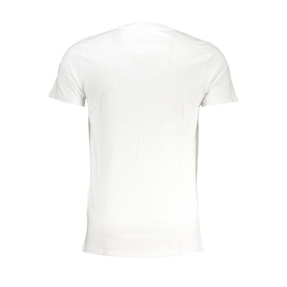 Cavalli Class Bianco Cotton Men T-Shirt