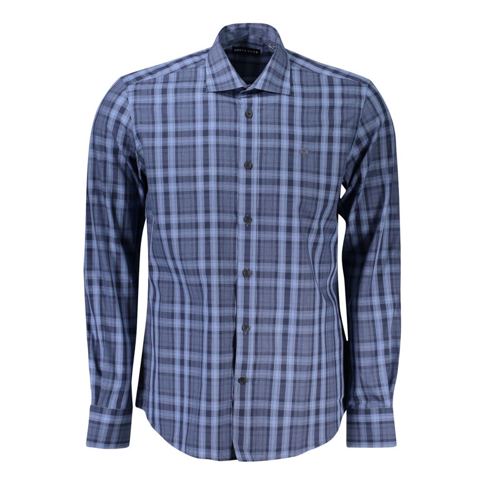 North Sails Blue Cotton Pattern Shirt
