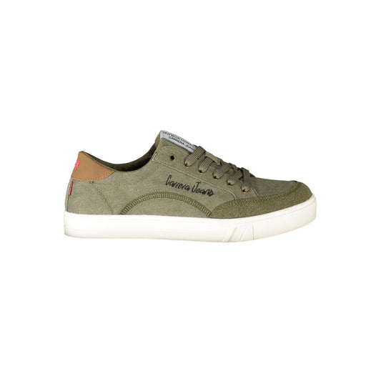 Carrera Green Polyester Low Top Sneakers