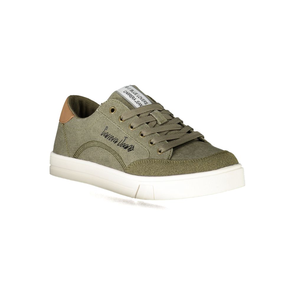 Carrera Green Polyester Low Top Sneakers