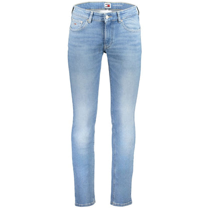 Tommy Hilfiger Blue Cotton Slim Fit Jeans