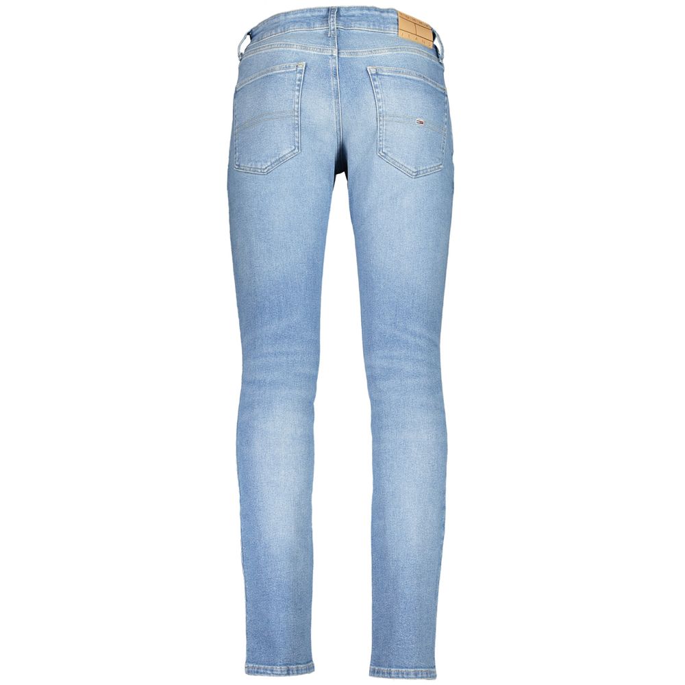 Tommy Hilfiger Blue Cotton Slim Fit Jeans