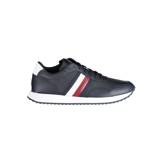 Tommy Hilfiger Blue Polyester Athletic Sneakers